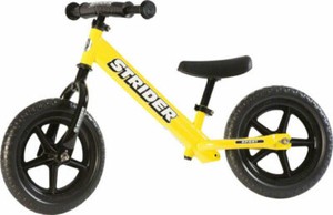 Strider 12 Sport No Pedal Balance Bike for Kids - Yellow