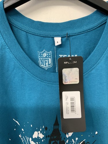 NFL Team Apparel Jacksonville Jaguars Men's T-shirt Uk Size Large New With Tag - Picture 3 of 4