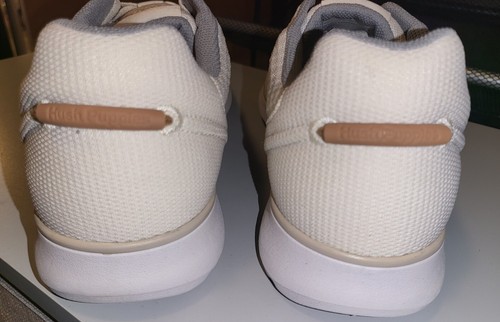 Hush Puppies Men's Bounce Plus Comfortable White Textile Boat Sport Shoes Sz 9M - Picture 4 of 11