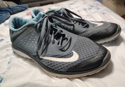 Nike Fit Sole Lite Run 2 Womens Running Shoes Blue Graphite Size 11 VGC - Picture 6 of 9