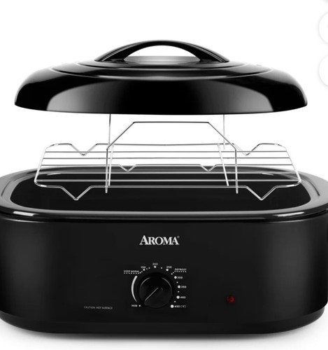 Aroma® 18Qt. Electric Roaster Oven with Metal Inner Rack - Picture 9 of 9