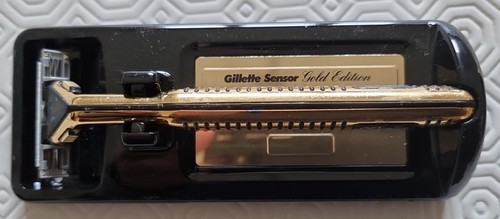 Gillette Sensor Gold Plated Ed. USATO IN SCATOLA ORIGINALE RARO DA COLLEZIONE - Foto 8 di 10