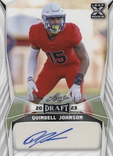 2023 Leaf Draft Quindell Johnson #BA-QJ1