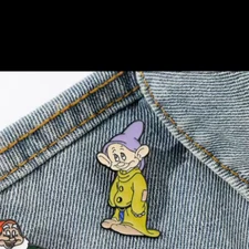 DOPEY-SEVEN DWARFS ENAMEL / LAPEL PINS- NIP-NEXT DAY SHIPPING