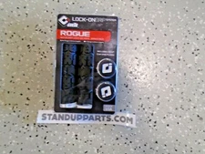 7/8" ODI black/white Lock on Grips atv pwc Jet-Ski Sea-Doo Wave-runner ROGUE