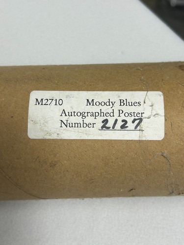 Litografía autografiada por Moody Blues 25 aniversario Red Rocks edición limitada #2127 - Imagen 4 de 4