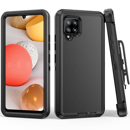 For Samsung Galaxy A42 5G Case Cover With Tempered Glass+Belt Clip Fits Otterbox - Picture 8 of 37
