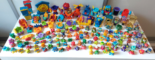 SUPERZINGS SUPER THINGS HUGE BUNDLE VEHICLES ROBOTS WITH 100+ FIGURES