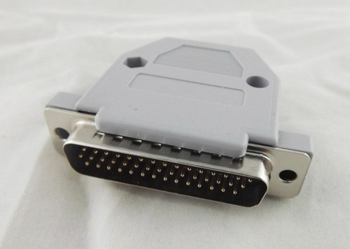 10pcs Connector Grey Plastic Hood Cover Backshell DB44 Male 44 Pin 3 Rows D-SUB - Picture 4 of 6