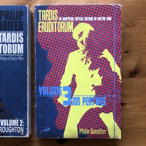 Dr Who TARDIS ERUDITORUM A CRITICAL HISTORY Vol 1-3 By Philip Sandifer NEW - Picture 4 of 12