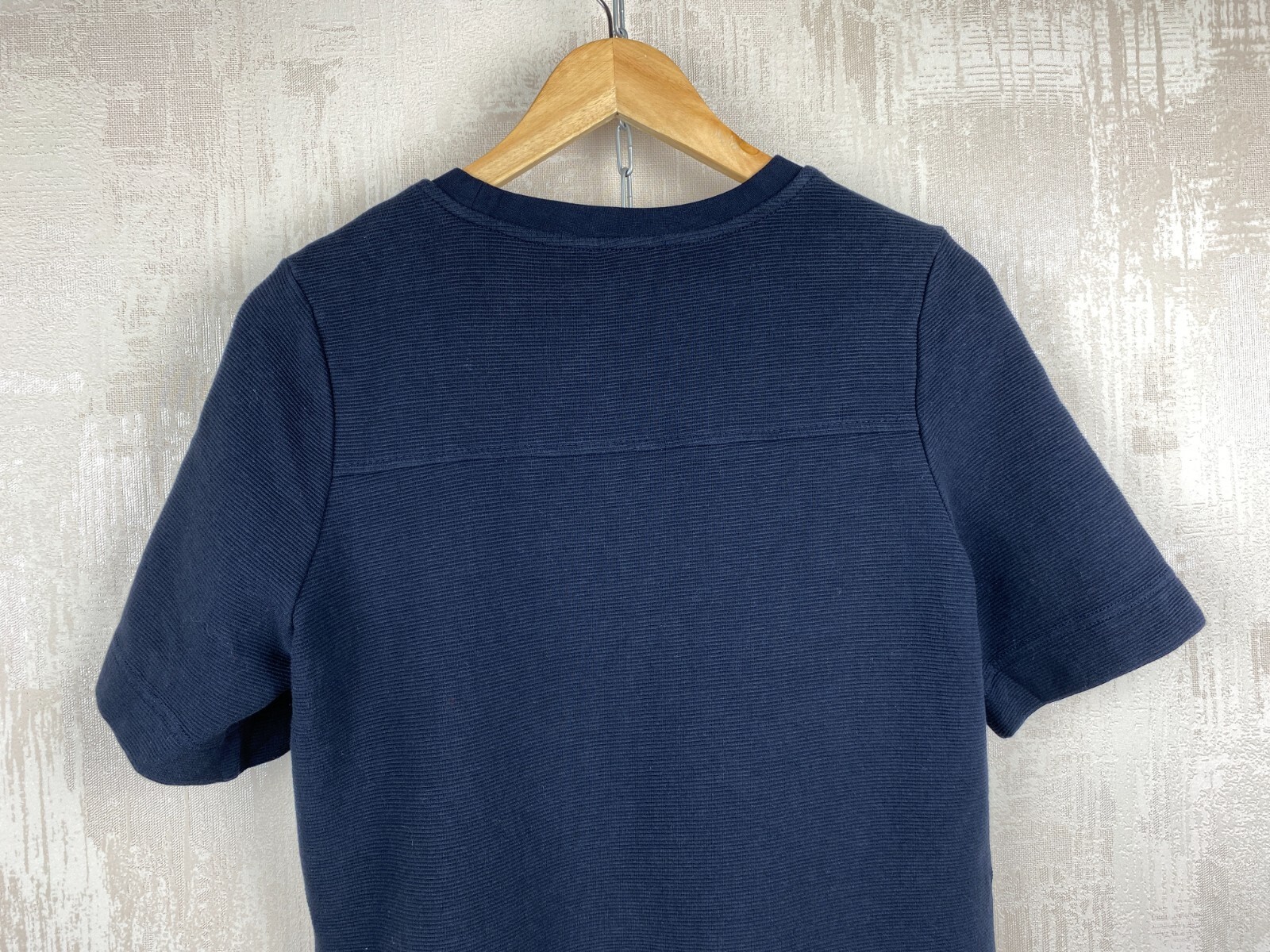 Me+Em Black Cotton Solid Basic Textured Striped T… - image 10