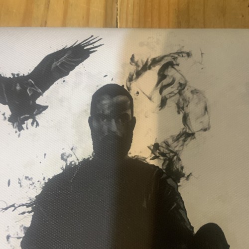 Póster To Valhalla de Nicklaus Gustafsson negro blanco gris cuervo vikingo nórdico - Imagen 4 de 9