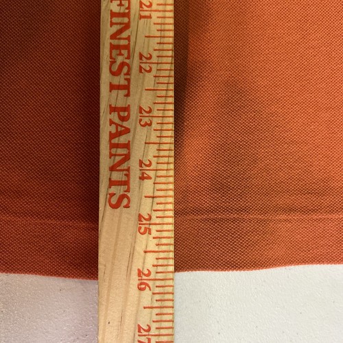 Lacoste / Short Sleeve Pique Polo Shirt / Color Orange / 8 (large) - Picture 7 of 7