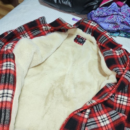 VOLCOM NWT WOMENS SIZE LARGE PLAID RAD JACKET COAT - Picture 4 of 12