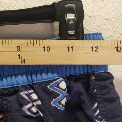 Patagonia Worn Wear Girls XL Costa Rica Baggies Shorts Blue Aztec - Picture 3 of 5