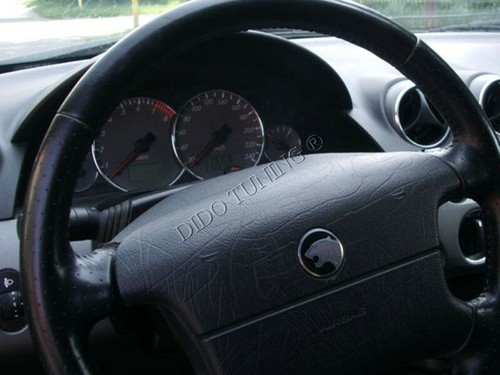 Pour Ford Cougar Mercury 98-02 Cerclages De Compteur Aluminium Anneaux Chrome - Picture 8 of 11