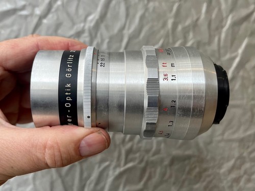 Exa Exakta Meyer Optik Görlitz Trioplan 2.8/100 Lens & Case - Picture 4 of 10