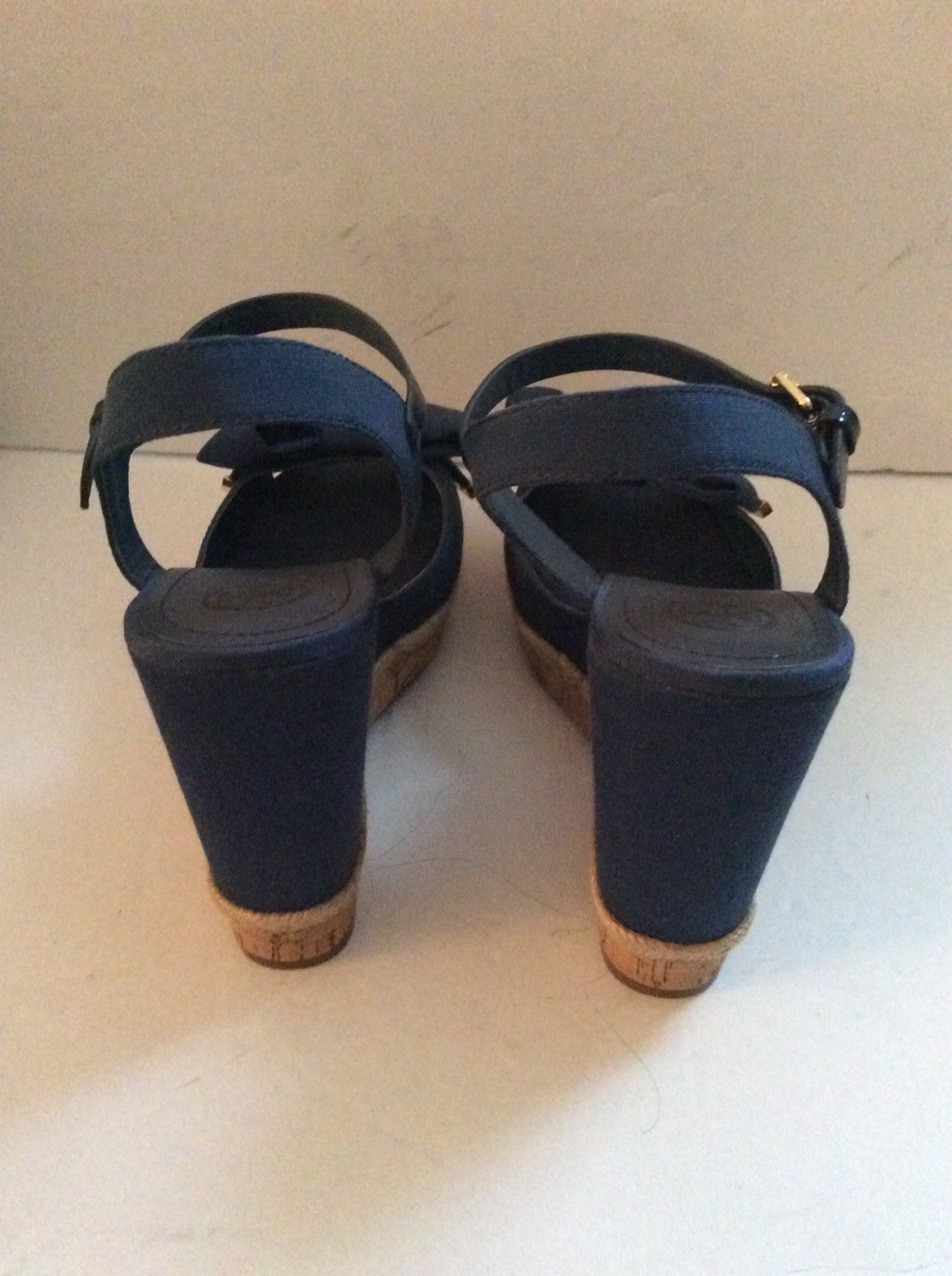 Tory Burch Penny 120 mm navy bluee Wedge Sandals Sandals Sandals Size 10.5 e188b5 Tory Burch Penny 120 mm navy bluee Wedge Sandals Sandals Sandals Size 10.5 e188b5
