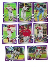 2021 Topps Chrome Update Purple Refractors - $1.50 shipping capped at $4
