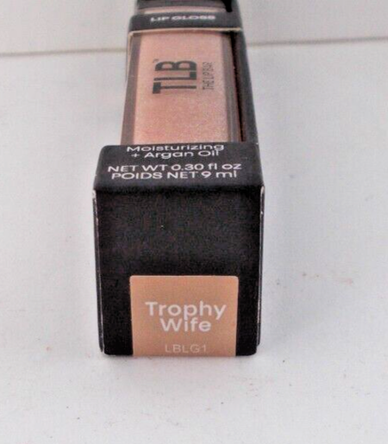 The Lip Bar TLB Vegan Lip Gloss W/Argan Oil TROPHY WIFE .30 OZ - Picture 3 of 8