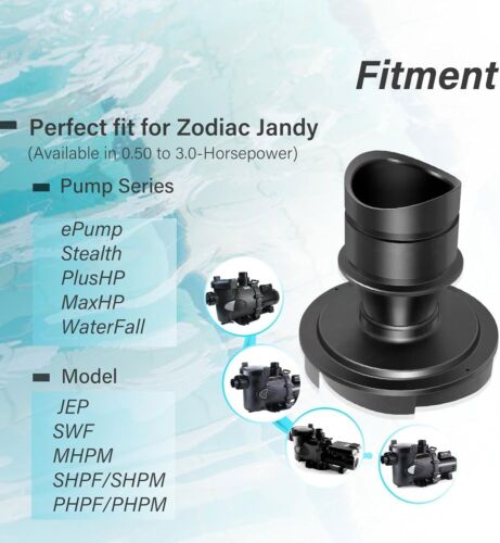 R0445400 Diffuser w/ O-Ring Hardware Replacement Kit for Zodiac Jandy Pool Pumps - Picture 2 of 12