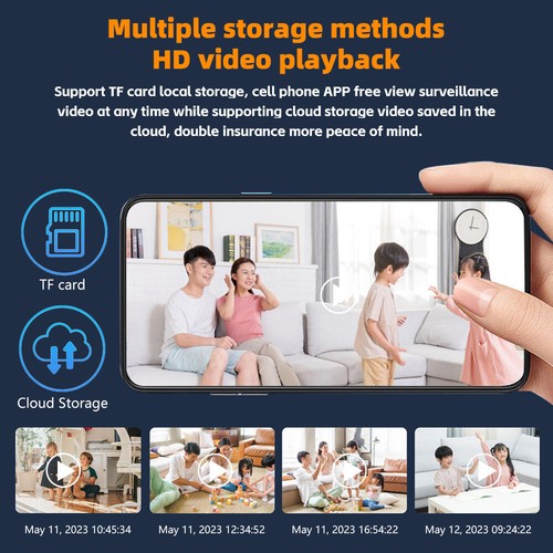 Wireless Security Camera System Outdoor Home 5G Wifi Night Vision Cam 1080P HD - Picture 6 of 15