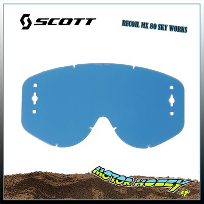 SERIE 80 SKY WORKS PRODOTTO ORIGINALE SCOTT COLORE BLU LENTE SCOTT RECOIL XI