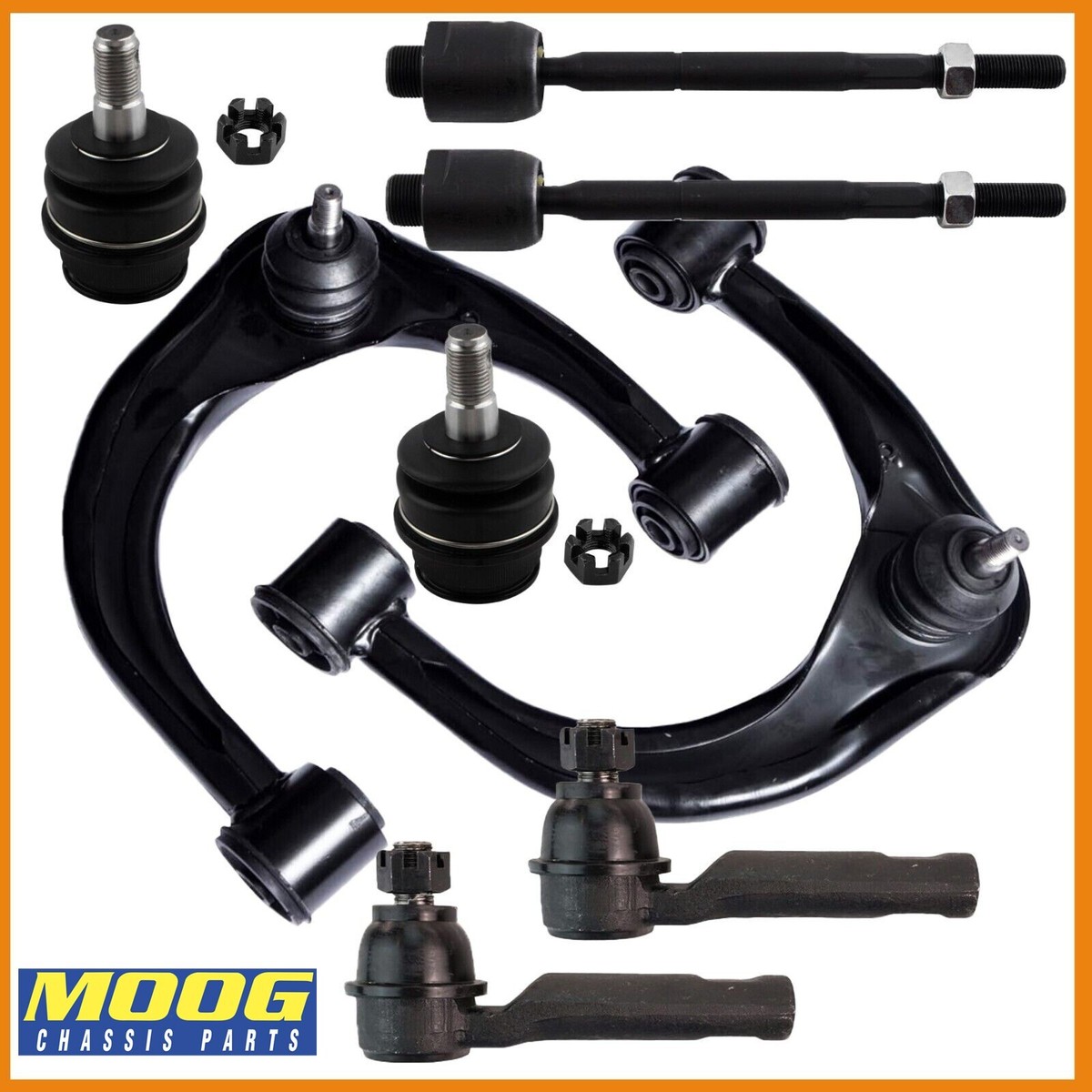 Moog 4WD front Suspension Kit Arms, Ball Joints for FORD F150 