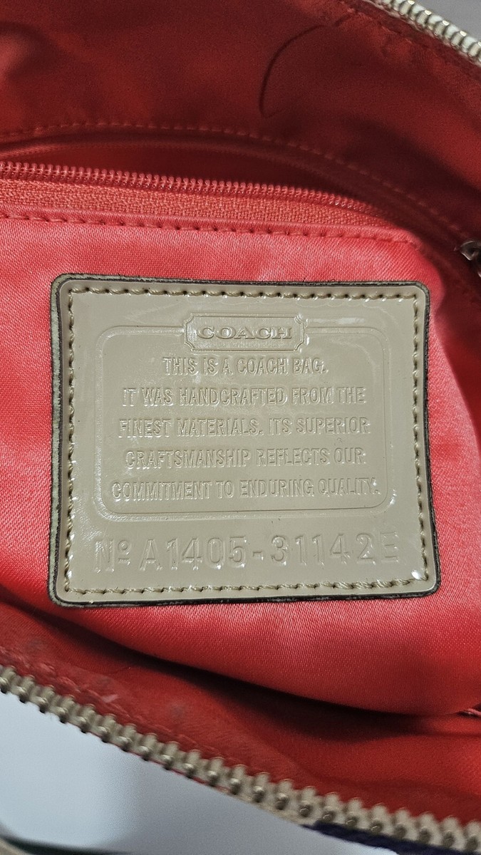 COACH POPPY STAMPED C HALLIE EAST WEST TOTE M1273-23377 | eBay COACH POPPY STAMPED C HALLIE EAST WEST TOTE M1273-23377 | eBay