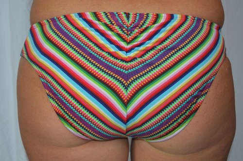 Lucky Brand piped wire striped bikini bottom Size L - Picture 5 of 7