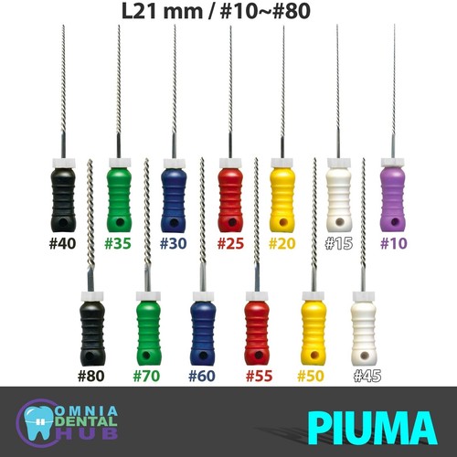 Piuma Hand K-Files Stainless Steel Tips Root Canal Files Dental Endo Instrument - Picture 216 of 258