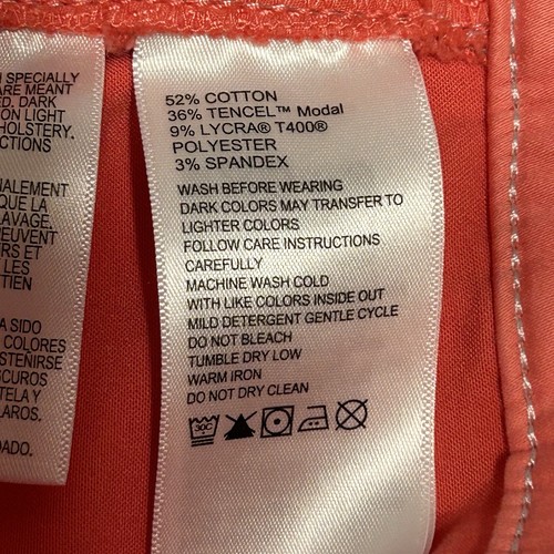 NWT Tommy Bahama Boracay Beach Short Skirt Pure Coral Womens Size 6 - Picture 7 of 14