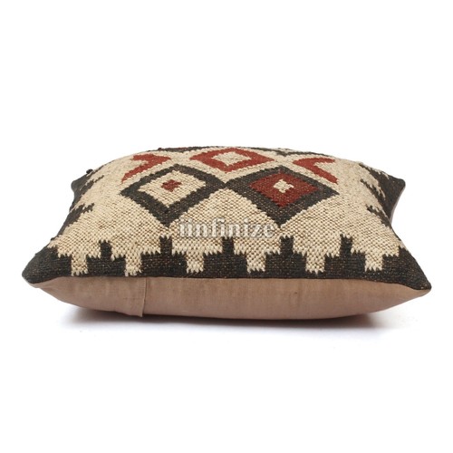 2 Pcs Hand Woven Wool Jute Pillow Case Boho Farmhouse Cushion Cover Home Decor - Picture 28 of 53