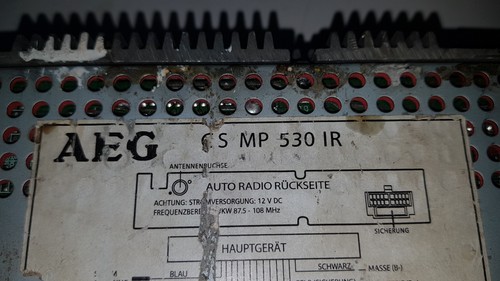 AEG CS MP 530 IR RC SD CD Auto Car Radio Autoradio MP3 USB Einbaurahmen Frame - Bild 7 von 7