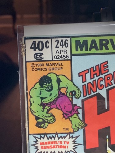 The Incredible Hulk Vol. 1 # 246 Apr 1980. The Hero And The Hulk Captain Marvel - 第 3/8 張圖片