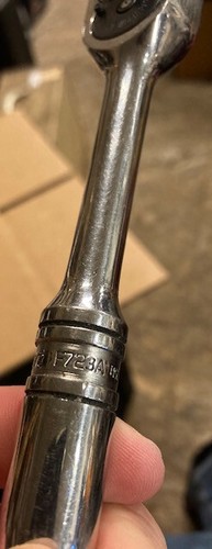 SNAP-ON TOOLS F723A 3/8" DRIVE QUICK RELEASE RATCHET - Foto 2 di 3