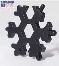 18-In-1 Stainless Steel Multi-tool Snowflake EDC Wrench Screw & Hex Driver