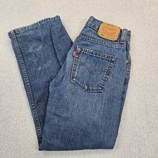 Levis 569 Jeans Boys Size 10 Reg 25x25 Straight Loose Medium Wash