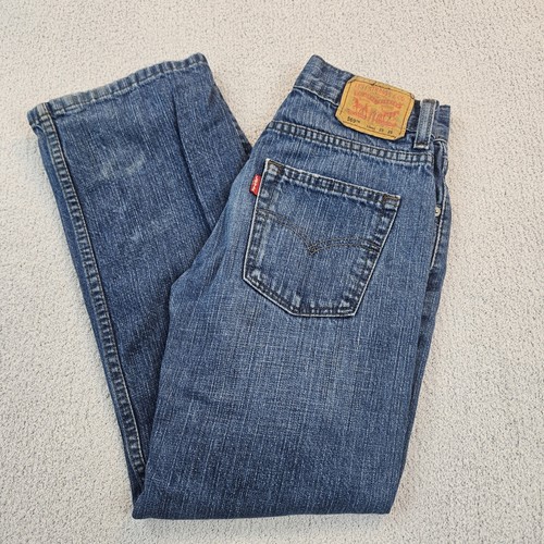 Levis 569 Jeans Boys Size 10 Reg (25x25) Straight Loose Medium Wash - Picture 1 of 14