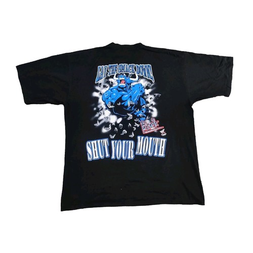 Camiseta The Rock 1999 Know Your Roll Shut Your Mouth WWF Gráfico XL Para Hombres De Colección - Imagen 2 de 12