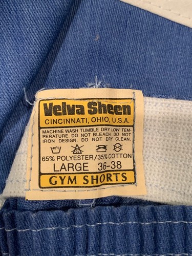 Vintage New York Telephone Company Velva Sheen Gym Shorts NEW Sz L 36-38 - Picture 3 of 4