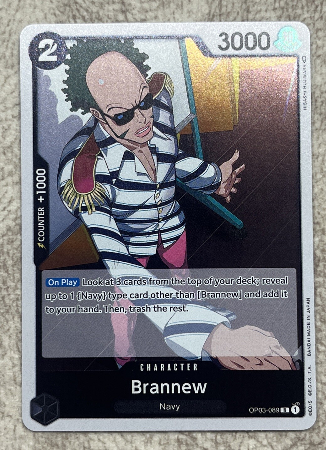 Brannew OP03089 R Pillars of Strength English NM One Piece TCG