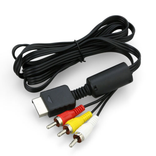 2x TV AV RCA Audio &Video Cable for SONY Playstation 1 2 3 PS1 PS2 PS3 Lead Cord - Picture 3 of 4