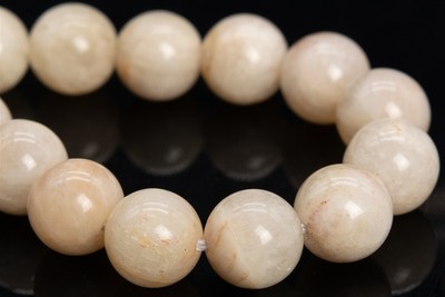 110743-3234 10MM Translucent Milky Rainbow Moonstone Beads Genuine Natural Gemstone Full Strand Round Beads 15.5 7.5 Bulk Lot Options