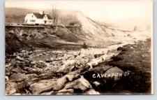 POSTCARD RPPC VIEW OF CAVENDISH VERMONT