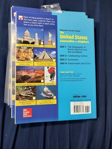 📦🏫🎒(Set of 5)Networks United States, Communities, & Neighbors McGraw Hill📦🎒 - Picture 3 of 10