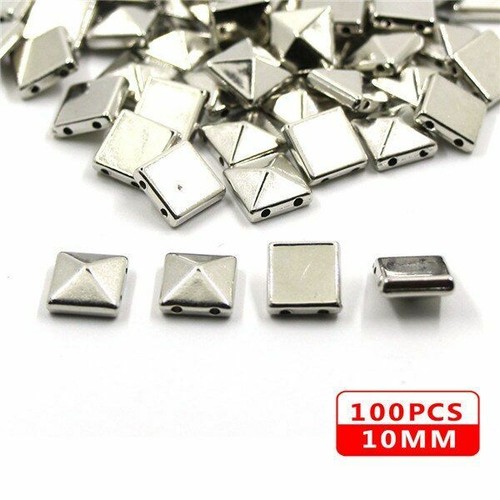 100pcs CCB Pyramid Cone Rivets Plastic Rivet Studs Spikes Leather Crafts Supplie - Picture 14 of 36