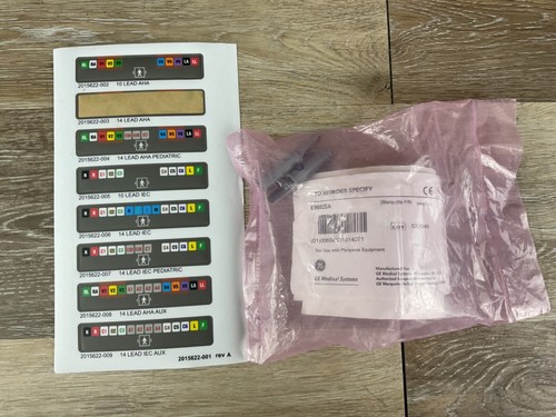 GE CAM 14 900995-003 GE MEDICAL EKG Acquisition Module MAC 5000 5500 w/ leads - Picture 3 of 11