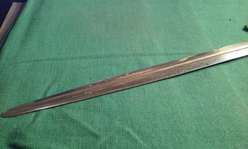 Espada Coronación Rey Polaca Facsímil Pequeño Raro Decorativa o Abridor de Letras - Imagen 5 de 9