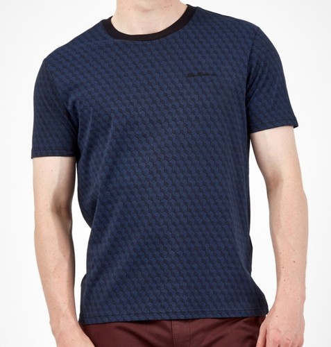 Ben Sherman Men's Printed T-Shirts Short Sleeve Crew Neck Summer Cotton Tee New - Picture 28 of 29